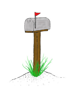 [ Oz Small House Mailbox ]